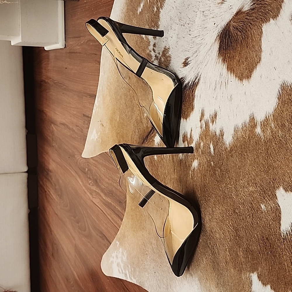 CLEAR PVC SLINGBACK PUMP - Picture 5 of 10